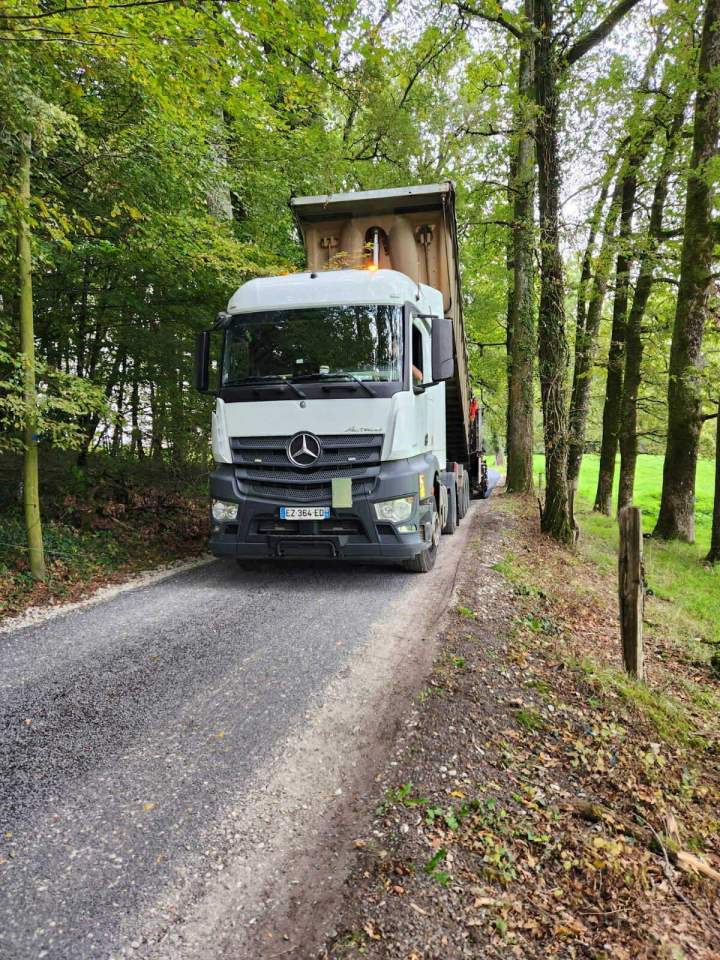 Transport de matériaux pour BTP Corrèze