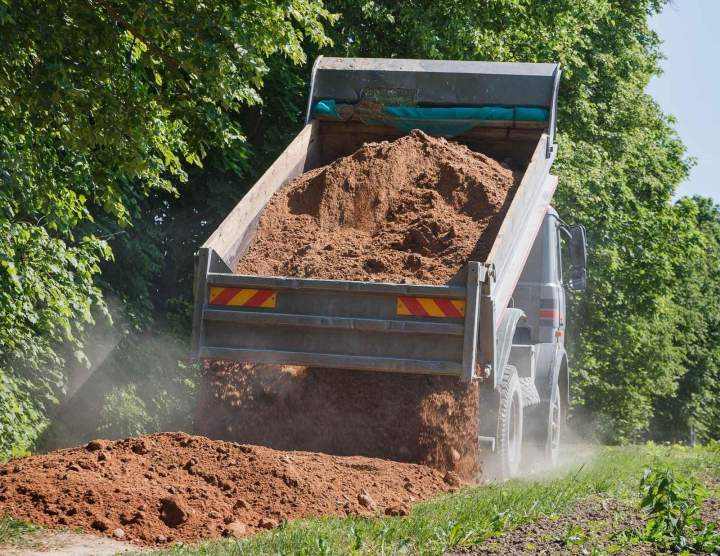 Camion benne, Corrèze